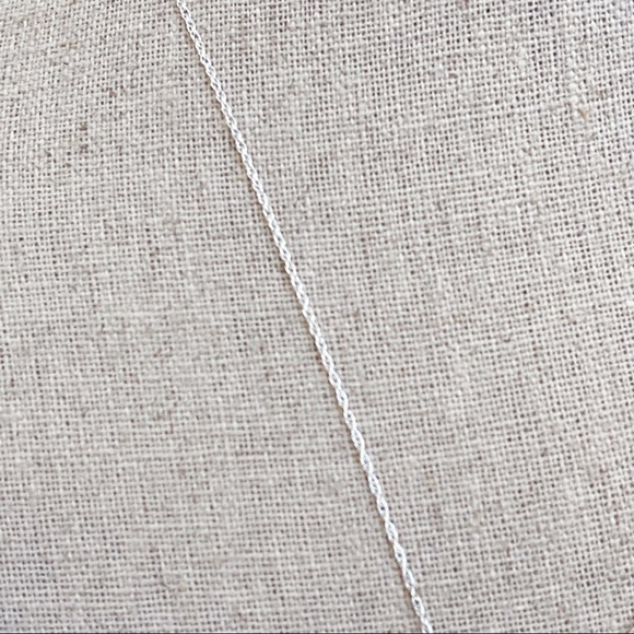 Sterling Silver 925 Simulated Baguette Round Diamond CZ Puffy Cross Necklace - Picture 6 of 11